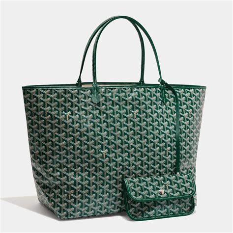 goyard tote bag green|maison goyard tote bag price.